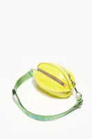 Bolso Pelota S piel amarillo