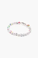 Pulsera perlas multicolores