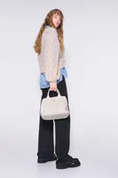 Bolso tote M nylon caqui