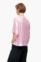 Camiseta brillo rosa