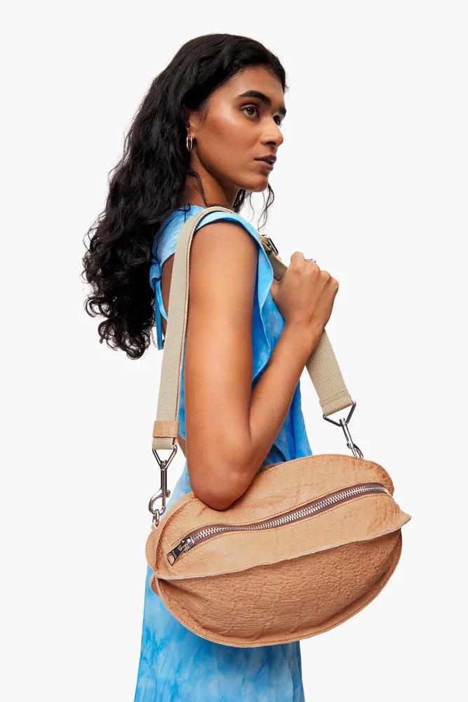 Bolso Pelota L piel camel