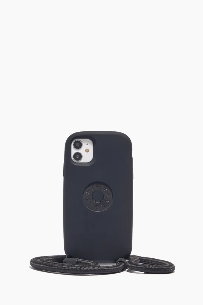 Funda iPhone logo negra