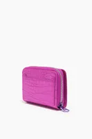 Cartera cocodrilo fucsia