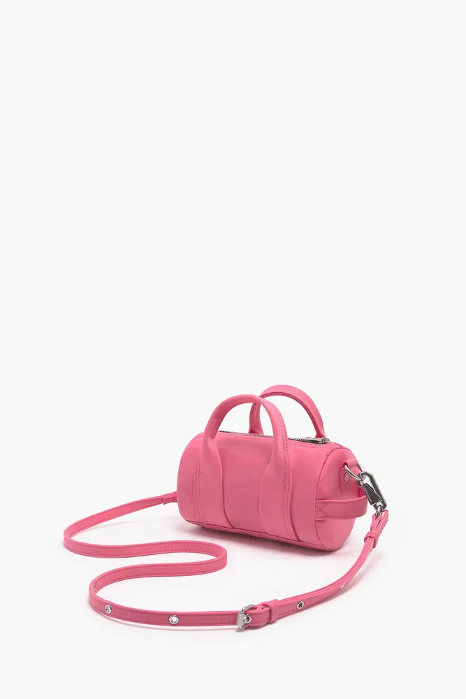 Bolso barril XS nylon rosa