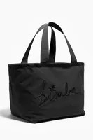 Bolsa shopper M nylon negro