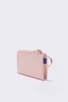 Cartera rectangular piel rosa claro