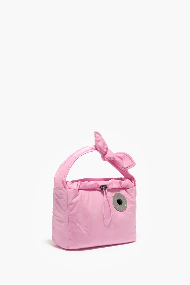 Bolso hobo XS nylon rosa