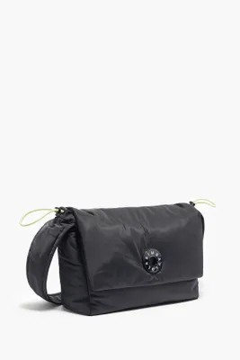 Bolso bandolera M nylon antracita