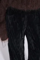 Pantalón terciopelo negro
