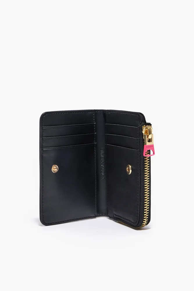 Cartera rectangular negro