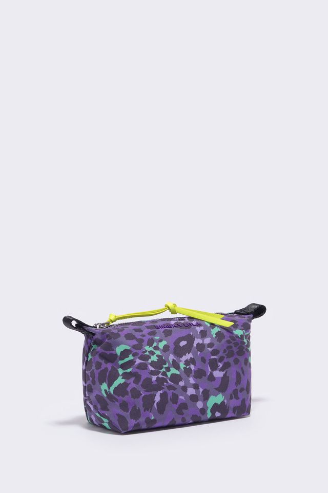 Vipdeal Neceser infantil para niñas y niños, Leopardo-Púrpura