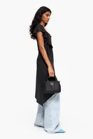 Bolso tote S nylon negro