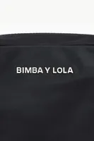 Bolso bandolera S nylon negro