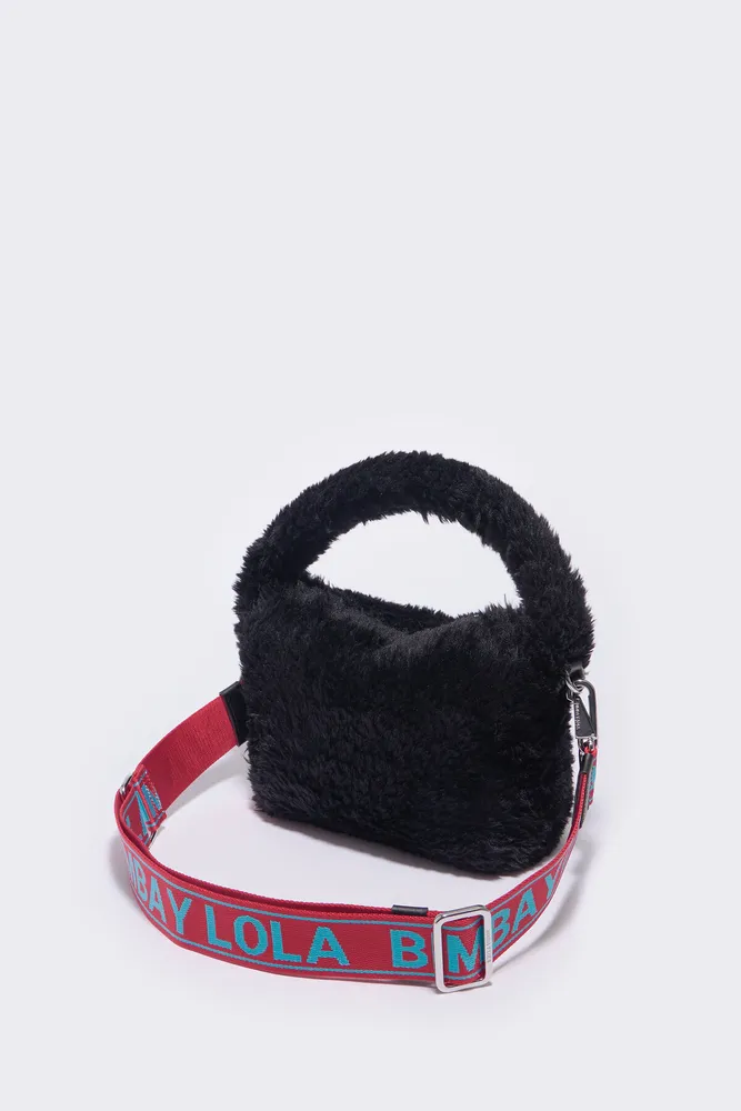 Bolso hobo S pelo negro