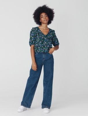 Chemise Imprimée Grand col