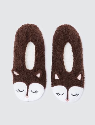 Slippers renard unitaire
