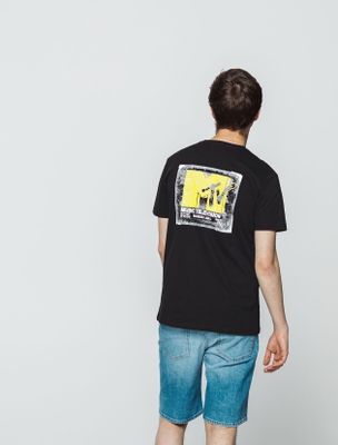 T-shirt avec print MTV devant dos
