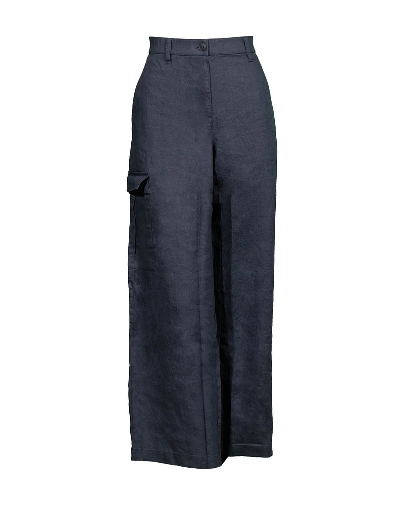 Eileen Fisher Organic Linen Cargo Pant