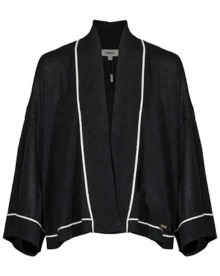 L'Agence Becker Knit Crop Kimono Cardigan
