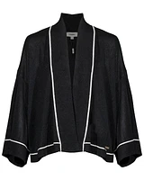 L'Agence Becker Knit Crop Kimono Cardigan