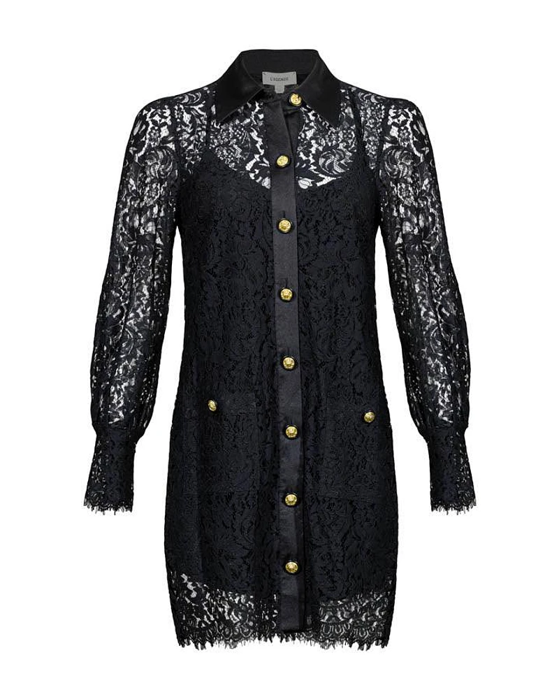 L'Agence Sakura Lace Shift Dress