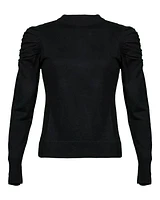 Kinross Shirred Sleeve Pullover