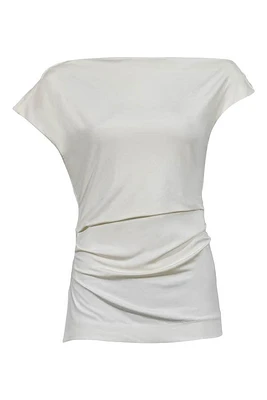 Hugo Boss Etrima2 Sleeveless Ruched Detail Top