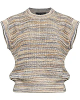 Repeat Cap Sleeve Knit Pullover