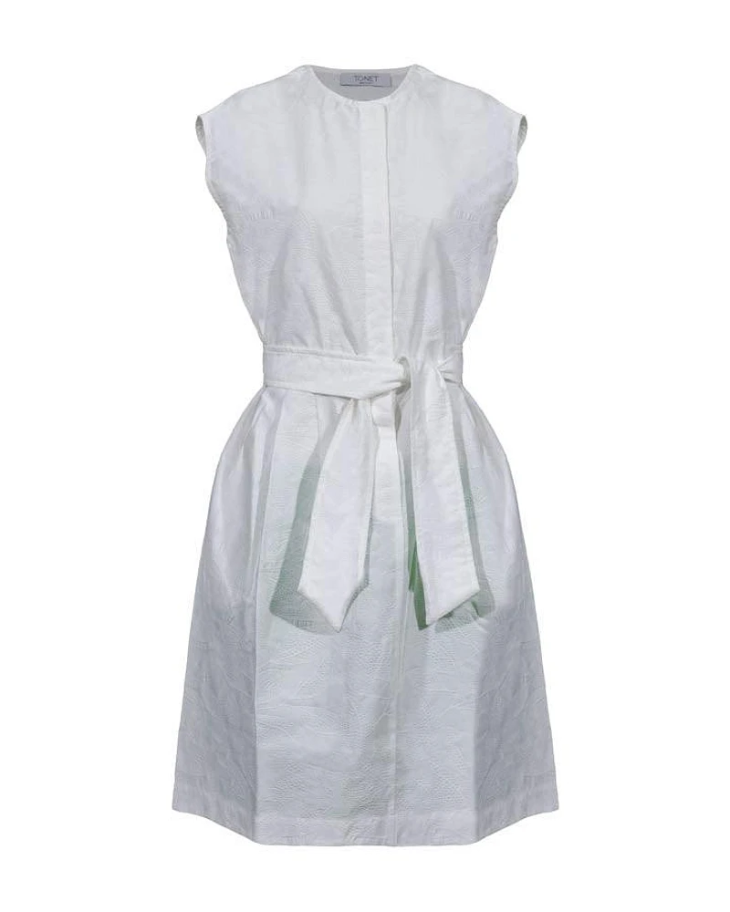 Tonet Sleeveless Jacquard Dress