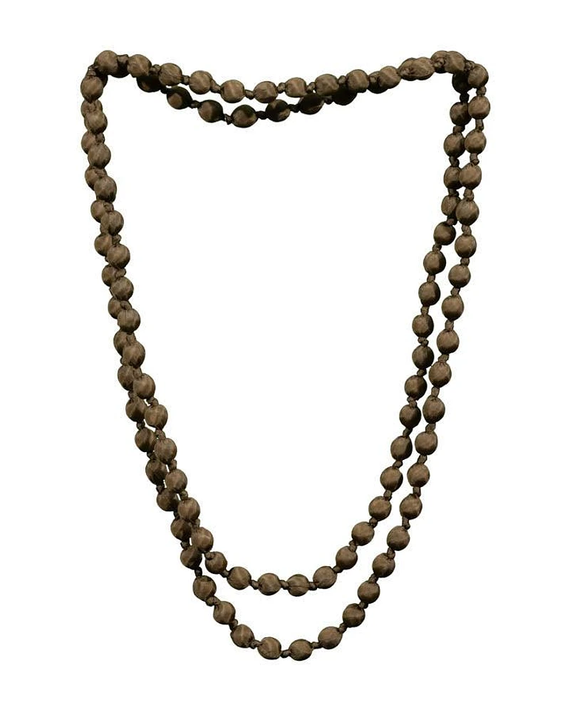 Hubert Gasser Bead Beige Necklace