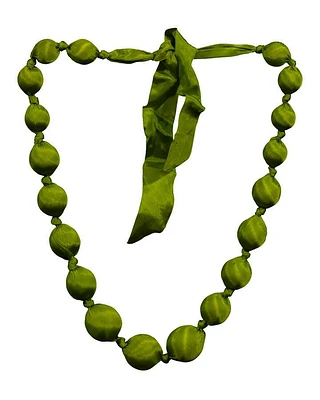 Hubert Gasser Green Bead Short Necklace