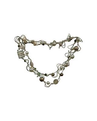 Hubert Gasser Long Bead Weave Necklace