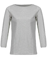 Majestic Filatures Deluxe Cotton Boatneck Tee