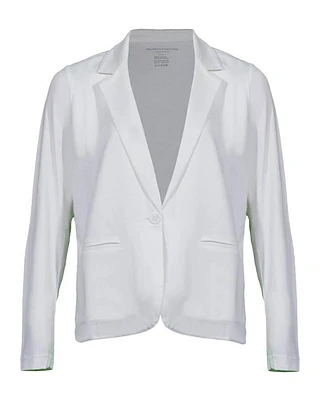 Majestic Filatures Soft Touch One Button Blazer