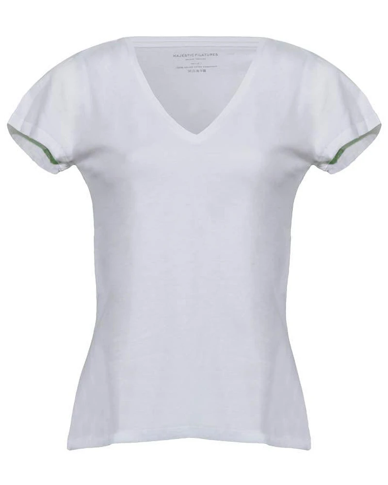 Majestic Filatures Deluxe Cotton V-Neck Tee