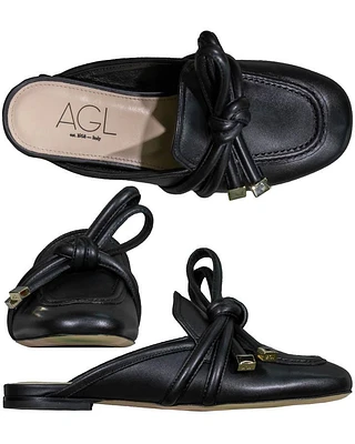 AGL RIbbon Mule Flat Shoe