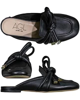 AGL RIbbon Mule Flat Shoe