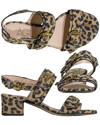 AGL Lala Aminal Print Strap Sandal