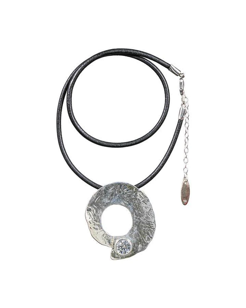 Karyn Chopik Circle of Life Sterling Silver Pendant Necklace