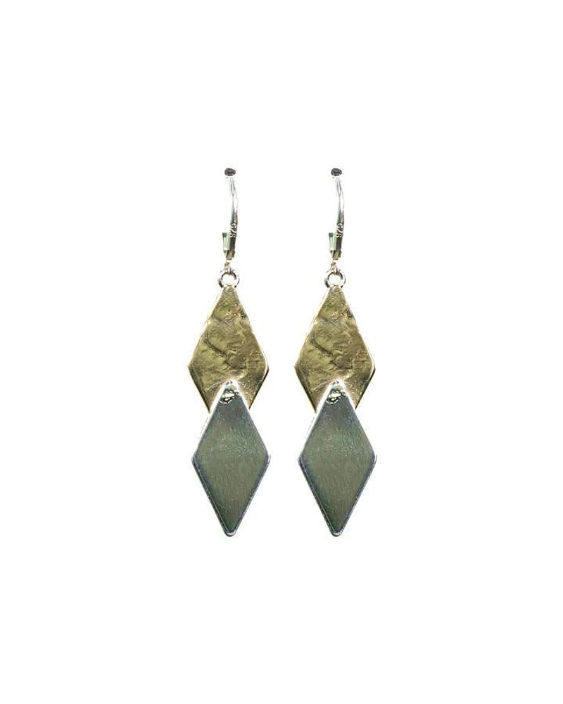 Karyn Chopik Double Diamond Earrings