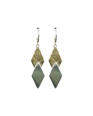 Karyn Chopik Double Diamond Earrings