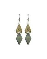 Karyn Chopik Double Diamond Earrings