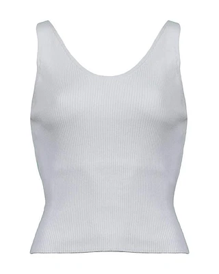 Purotatto Ribbed U-Neck Tank Top
