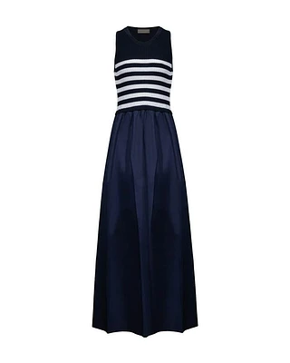 Purotatto Mix Media Maxi Dress