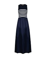 Purotatto Mix Media Maxi Dress