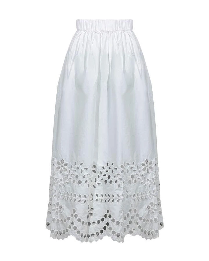 Notshy Cashmere Ziane Eyelet Skirt