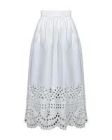Notshy Cashmere Ziane Eyelet Skirt