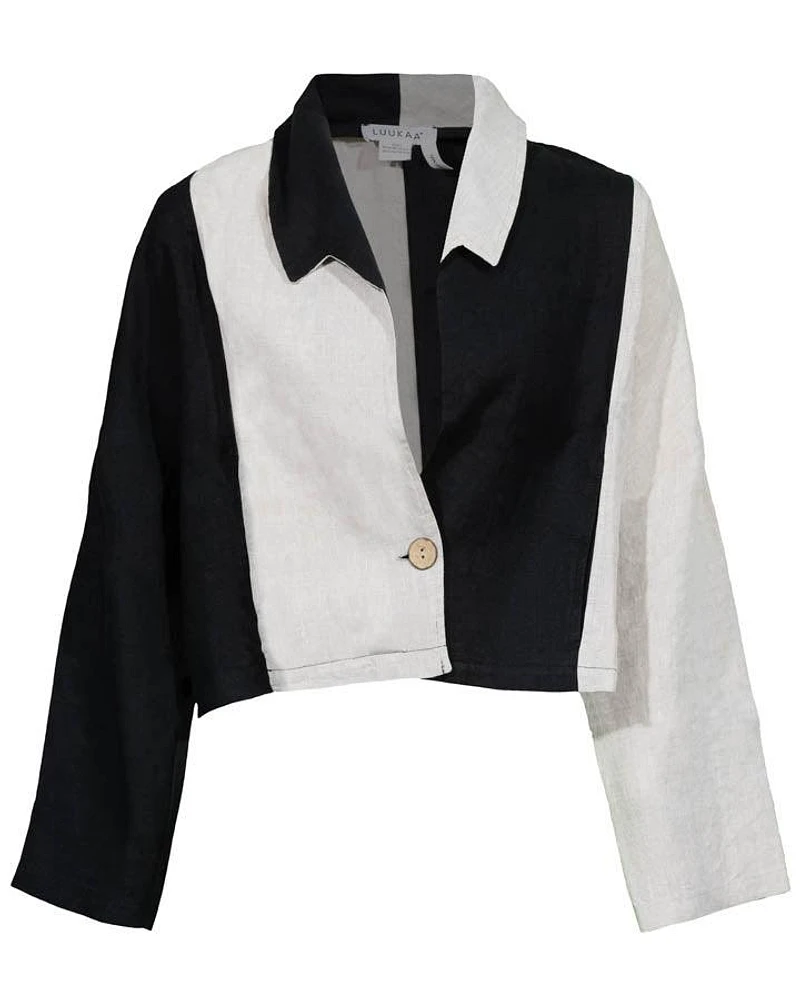 Luukaa Unity Two Tone Cropped Jacket
