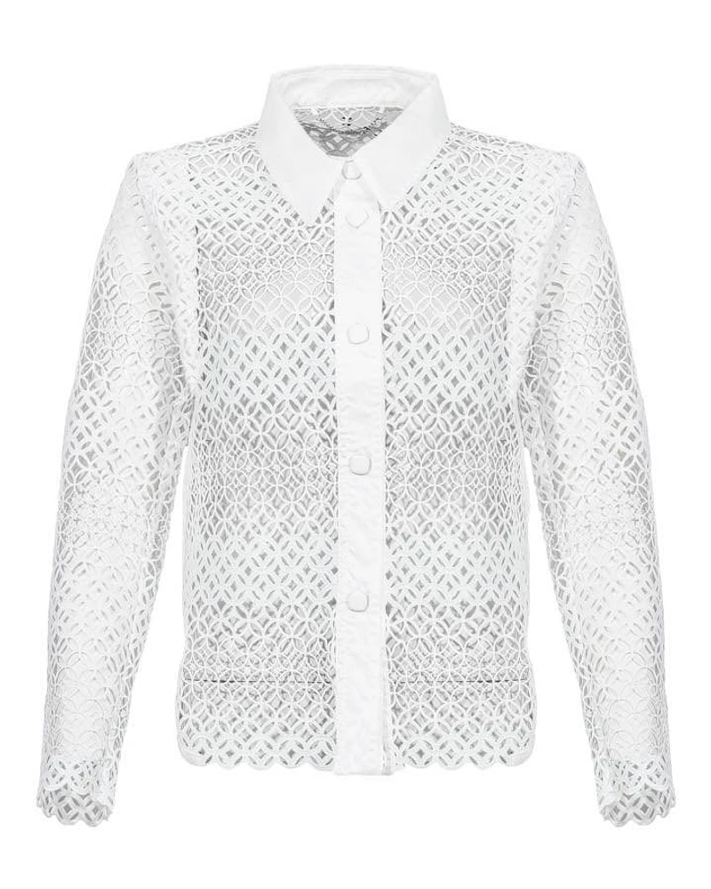 Marc Cain Crochet Lace Blouse