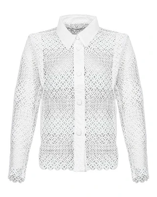 Marc Cain Crochet Lace Blouse